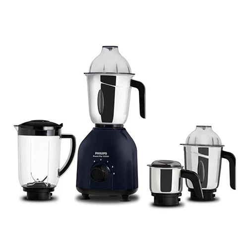 Philips 1000 Watt Mixer Grinder with quick cool ventilation for longer motor life and 4 Jars - HL7714/01 Special Offer