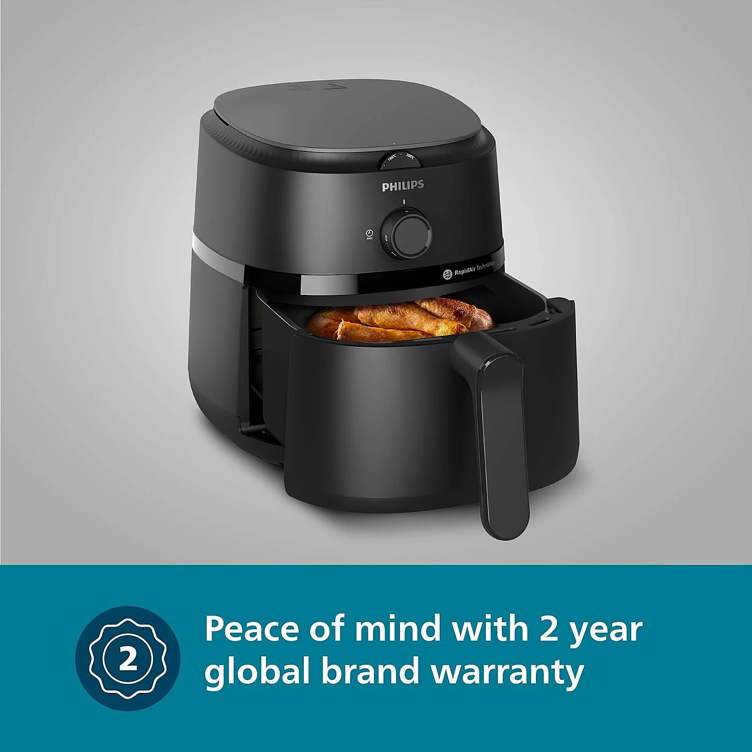 Philips 4.2 Litre Airfryer with Rapid Air Technology - NA120/00 - Emp - Image 5