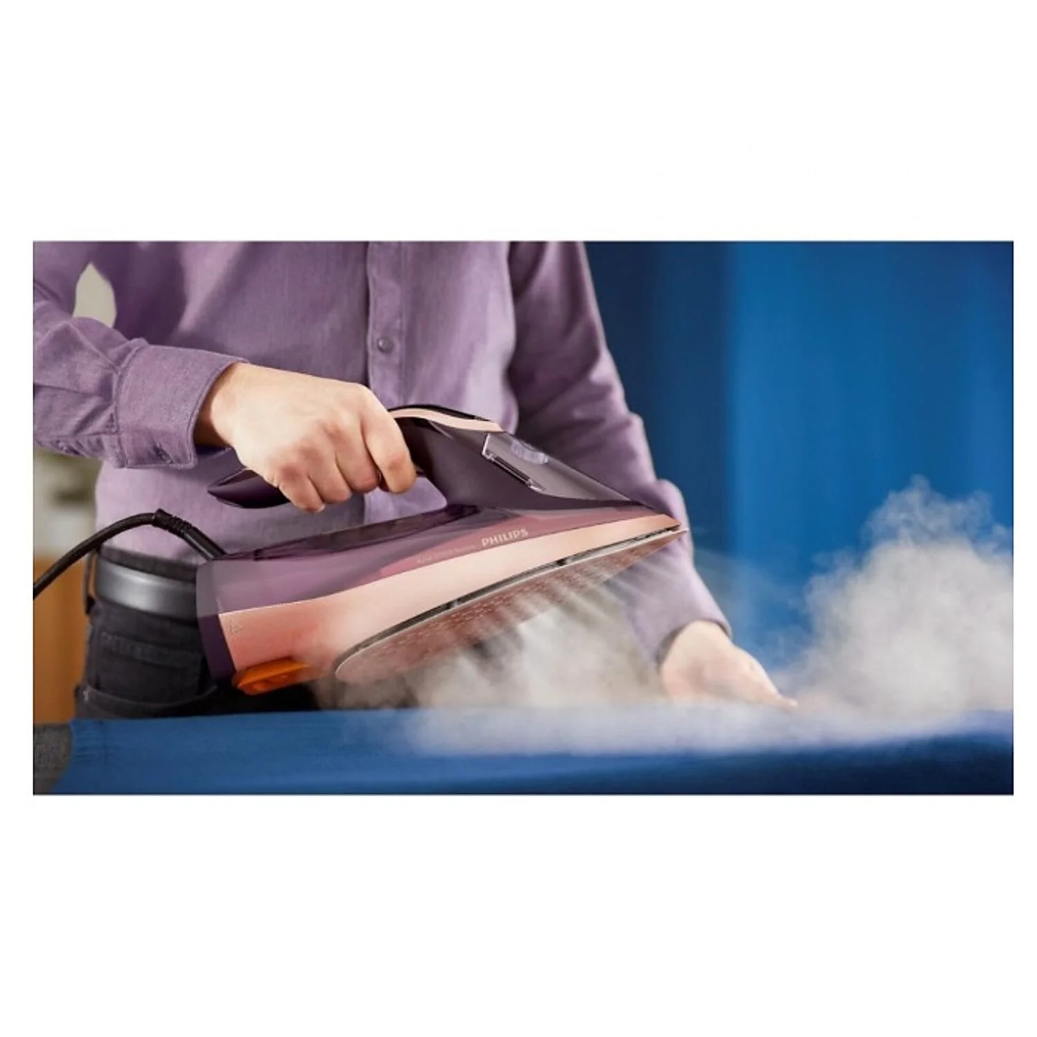 Philips Steam Iron 3000W with Intelligent Steam - DST8040/30 - Image 5