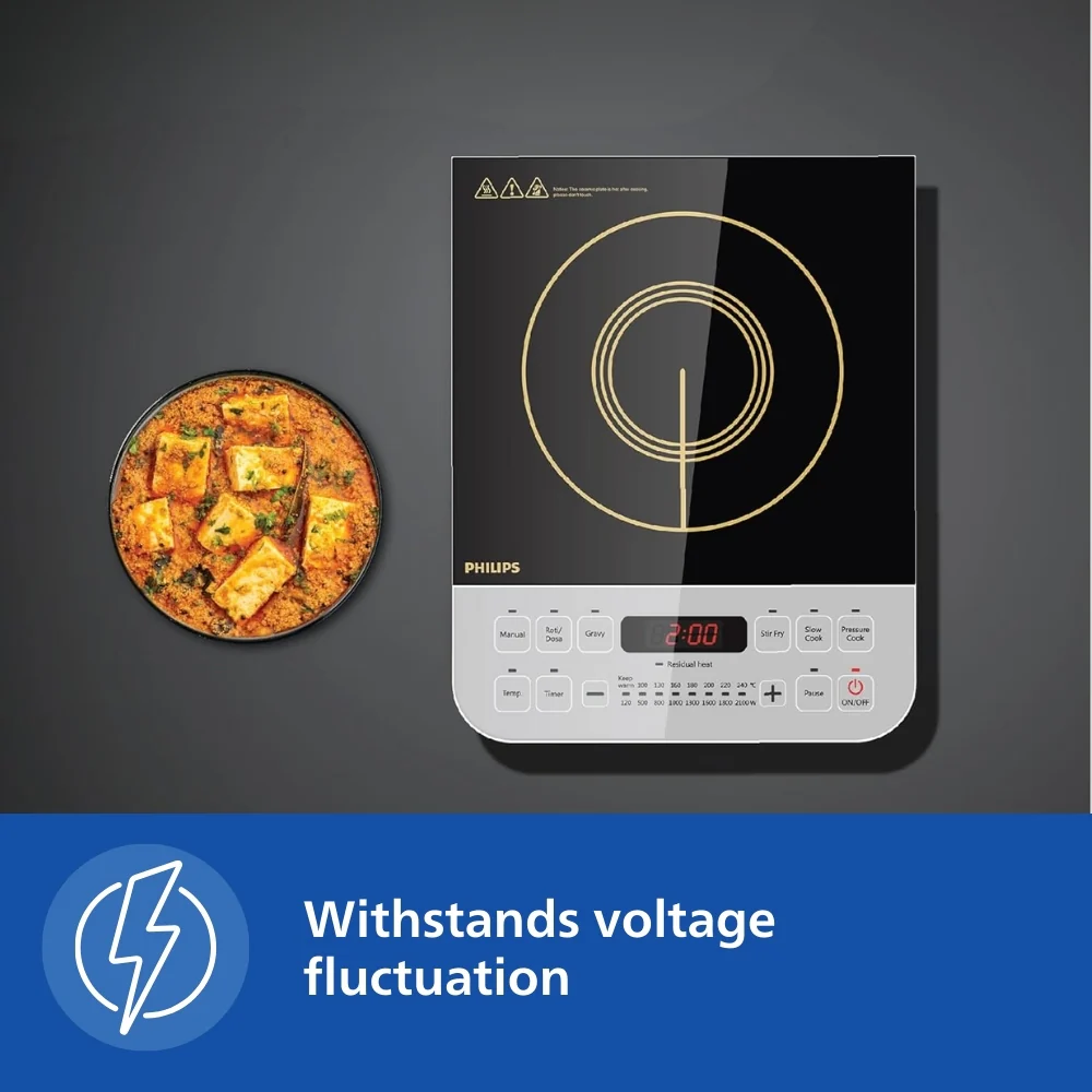 Philips Induction Cooktop 2100W for Fast Cooking - HD4928/01 - Image 5