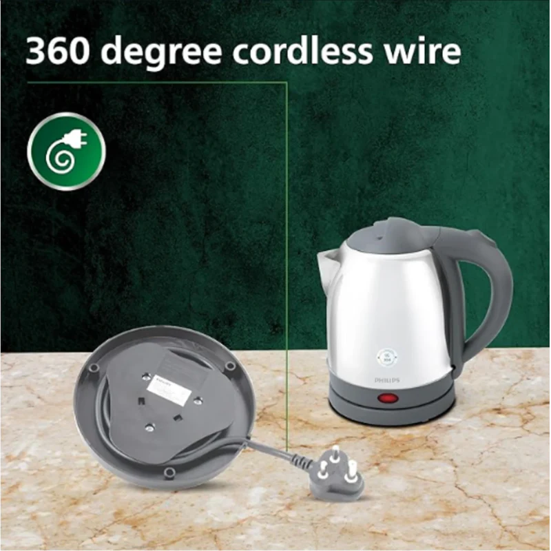 Refurbished Philips 1.2 L Kettle with 25% thicker body for longer life - HD9363/02 - Image 4