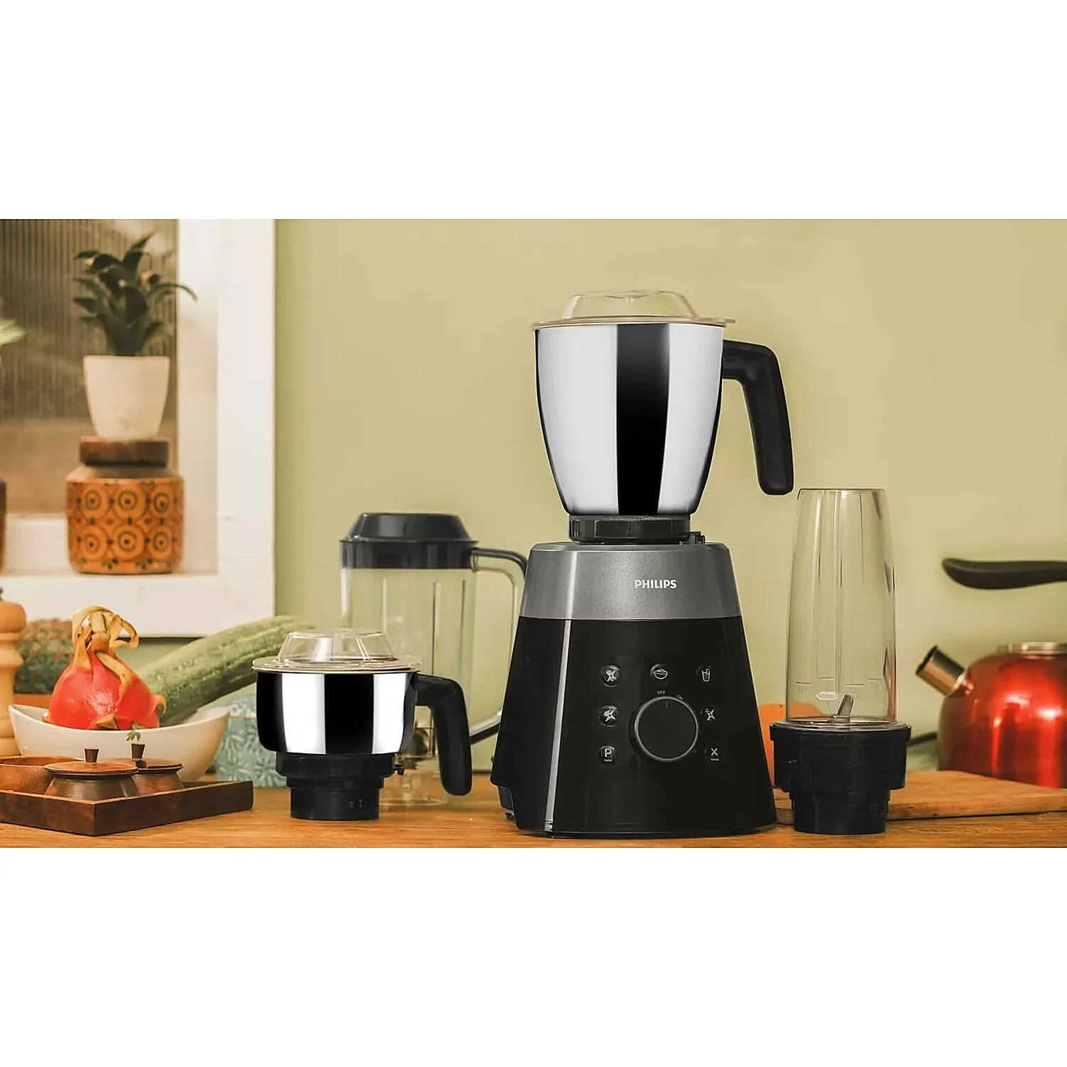 Refurbished Philips Mixer Grinder - More power Less noise 750 Watt - HL7777/00 - Image 2